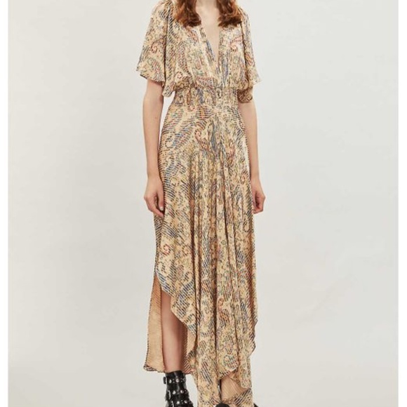Maje printed smock dress - Picture 1 of 5
